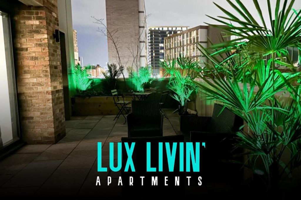 Lux Livin' Apartments - Luxury 2 Bed Apartment With Sky Garden Manchester Exterior foto