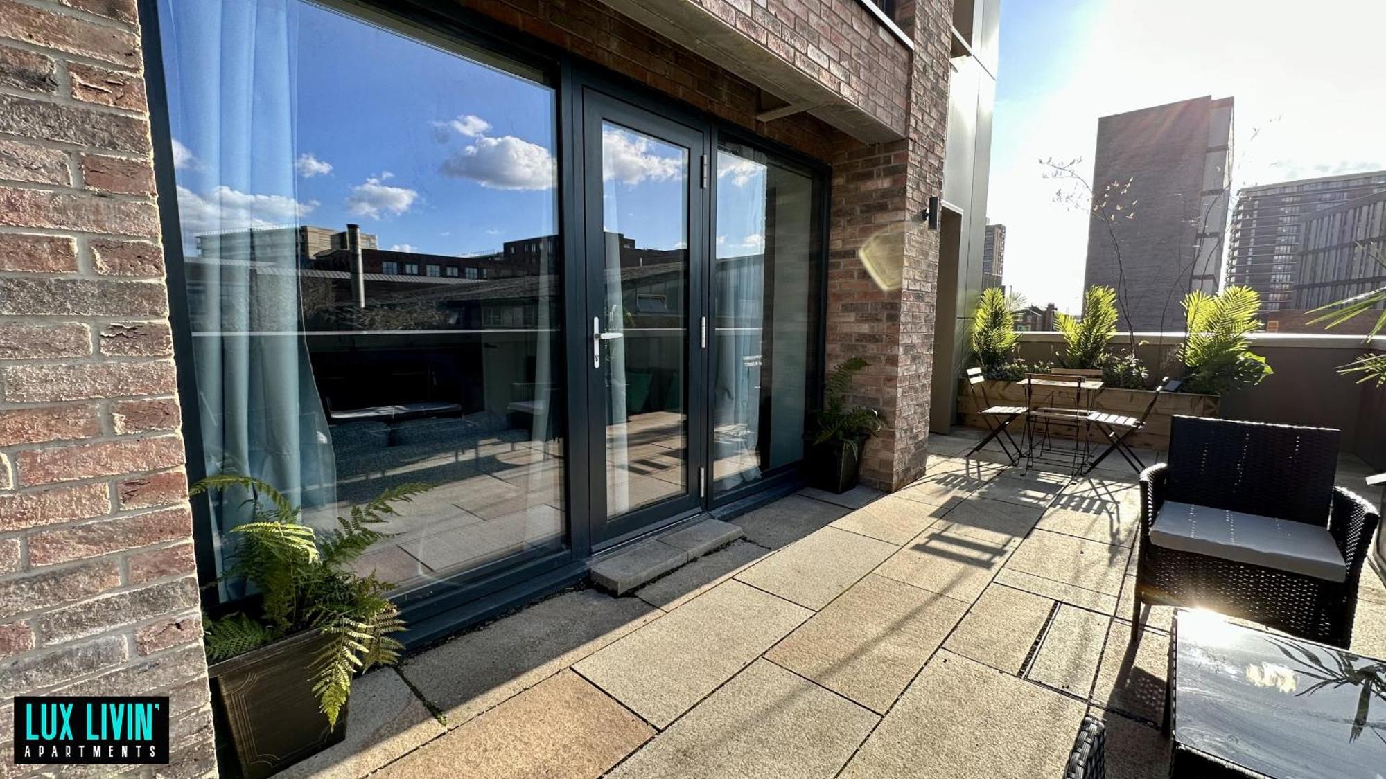 Lux Livin' Apartments - Luxury 2 Bed Apartment With Sky Garden Manchester Quarto foto